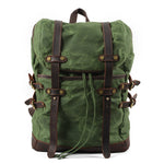 Wasserdichter Oil Wax Rucksack – Premium Outdoor-Begleiter mit Echtleder