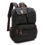Canvas Travel-Rucksack – Vintage Begleiter für Outdoor & Camping