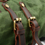 Wasserdichter Oil Wax Rucksack – Premium Outdoor-Begleiter mit Echtleder