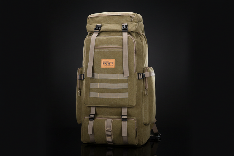 Großer Outdoor Trekking Rucksack – Multifunktionaler Wanderrucksack