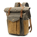 Retro Travel Rucksack – Strapazierfähiger Begleiter für Outdoor & Campus