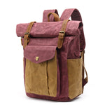 Retro Travel Rucksack – Strapazierfähiger Begleiter für Outdoor & Campus
