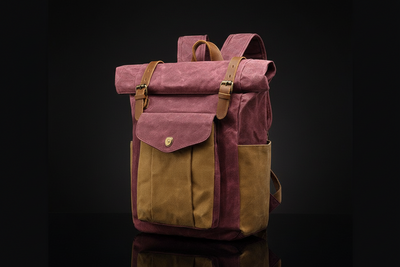 Retro Travel Rucksack – Strapazierfähiger Begleiter für Outdoor & Campus