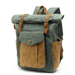 Retro Travel Rucksack – Strapazierfähiger Begleiter für Outdoor & Campus