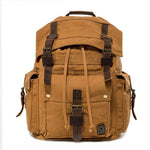 Retro Rucksack aus Baumwoll-Canvas – Outdoor Travel Bag