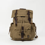 Retro Rucksack aus Baumwoll-Canvas – Outdoor Travel Bag