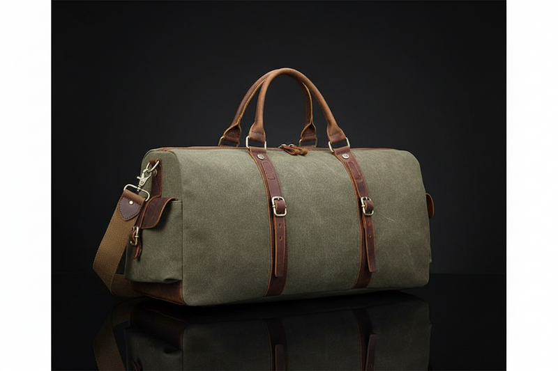 Retro Travel-Duffel – Robuste Reisetasche für Outdoor-Enthusiasten