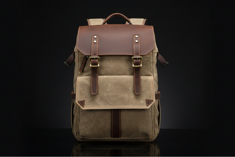 Wax Dye Camera Rucksack – Outdoor-Begleiter für Abenteurer