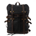Wasserdichter Oil Wax Rucksack – Premium Outdoor-Begleiter mit Echtleder