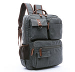 Canvas Travel-Rucksack – Vintage Begleiter für Outdoor & Camping