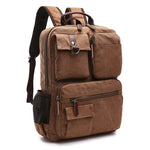 Canvas Travel-Rucksack – Vintage Begleiter für Outdoor & Camping