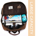 Canvas Travel-Rucksack – Vintage Begleiter für Outdoor & Camping