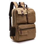 Canvas Travel-Rucksack – Vintage Begleiter für Outdoor & Camping