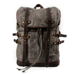 Wasserdichter Oil Wax Rucksack – Premium Outdoor-Begleiter mit Echtleder