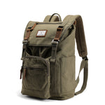 Modischer Canvas Laptop-Rucksack – Modernes Niche Design