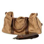Retro Outdoor-Reisetasche – Robuster Begleiter mit Nass-Trocken-System