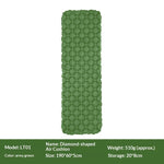 Outdoor Portable Foldable Foot-Pump Car-Carrying Inflatable Camping Mat