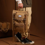 Modischer Canvas Laptop-Rucksack – Modernes Niche Design